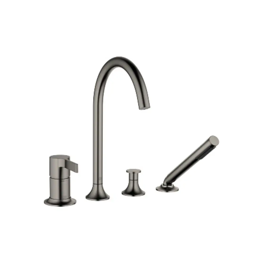 DORNBRACHT Wannen-Vierlochbatterie für Wannenrand- bzw. Fliesenrandmontage VAIA 27632809 Dark Platinum gebürstet, 27632809-99 Galeriebild 1